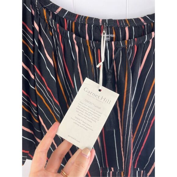 NWT Garnet Hill Off-The-Shoulder Knit Maxi Dress Size M - Picture 7 of 15